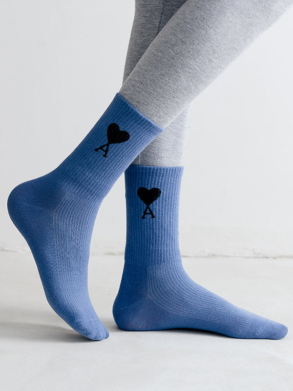 New Fashion Casual Keep Warm Contrast Color Socks Accessories-Homeundewear