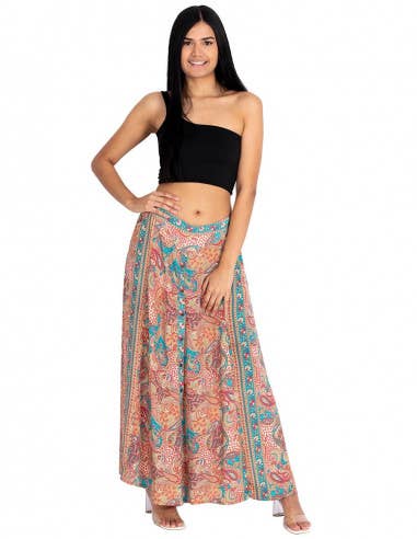 Free Shipping For Handcrafted OS Long Silk Skirt