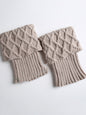 New Fashion Original Creation Keep Warm Jacquard Solid Color Leg Warmers Accessories-Homeundewear