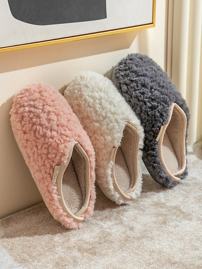 Home Wear Non-Slip Keep Warm Slippers-Homeunderwear