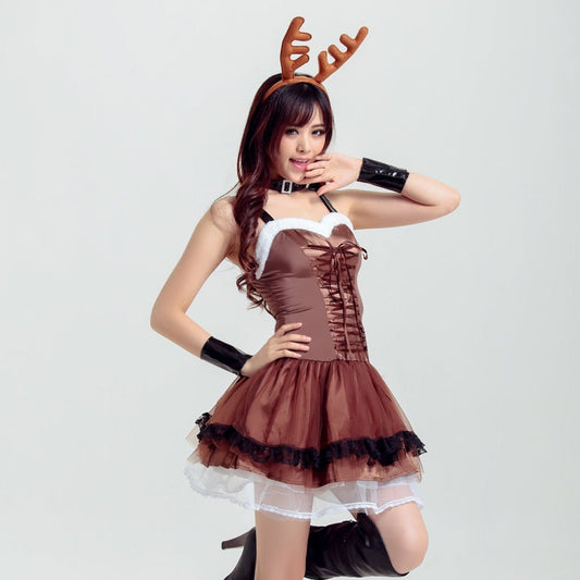 Sexy Christmas Elk Party Costume