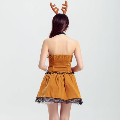 Sexy Cosplay Darling Deer Christmas Party Costume