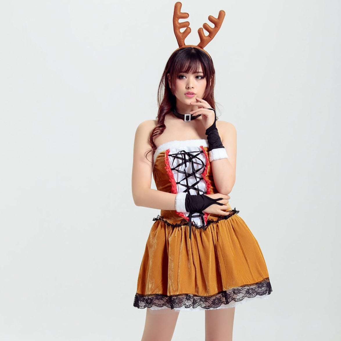 Sexy Cosplay Darling Deer Christmas Party Costume