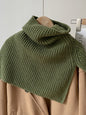 Simple Casual Keep Warm Solid Color High-Neck Shawl&Scarf-Homeunderwear