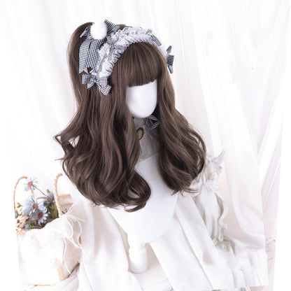 Free Shipping For Hivava Daily Brown Roll Big Wave Wig