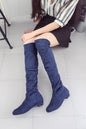 New Autumn And Winter High Knee Flat Boots