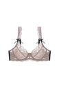 Free Shipping For Nude Lavender Luxury Lace Bra Lingerie