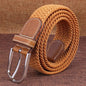 Elastic Belt Knitted Canvas Belt Decoration Belt Female Pin Buckle Canvas Strap Women And Man