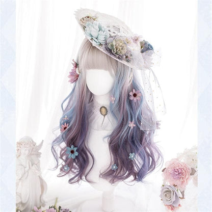 Free Shipping For Hivava Lolita Misty Gradient Long Curly Wig