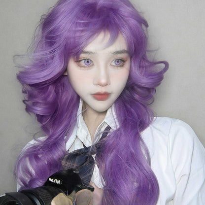 Free Shipping For Hivava Danna Curly Purple Wig