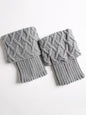 New Fashion Original Creation Keep Warm Jacquard Solid Color Leg Warmers Accessories-Homeundewear