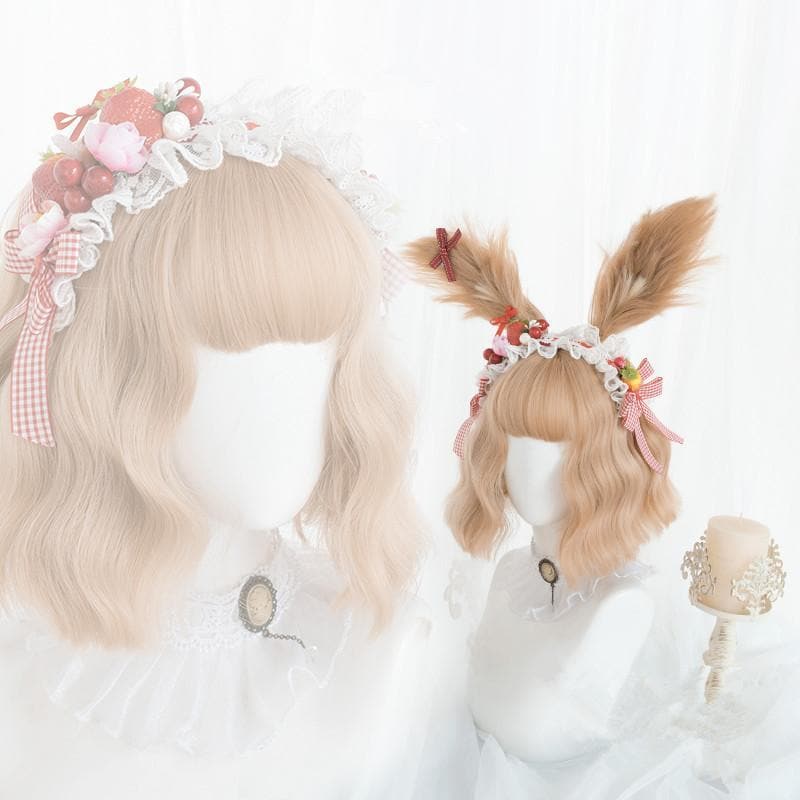 Free Shipping For Hivava Light Brown Cosplay Lolita Kawaii Wig