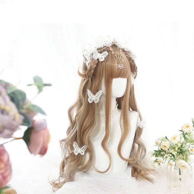 Free Shipping For Hivava Lolita Highlights Long Roll Wig