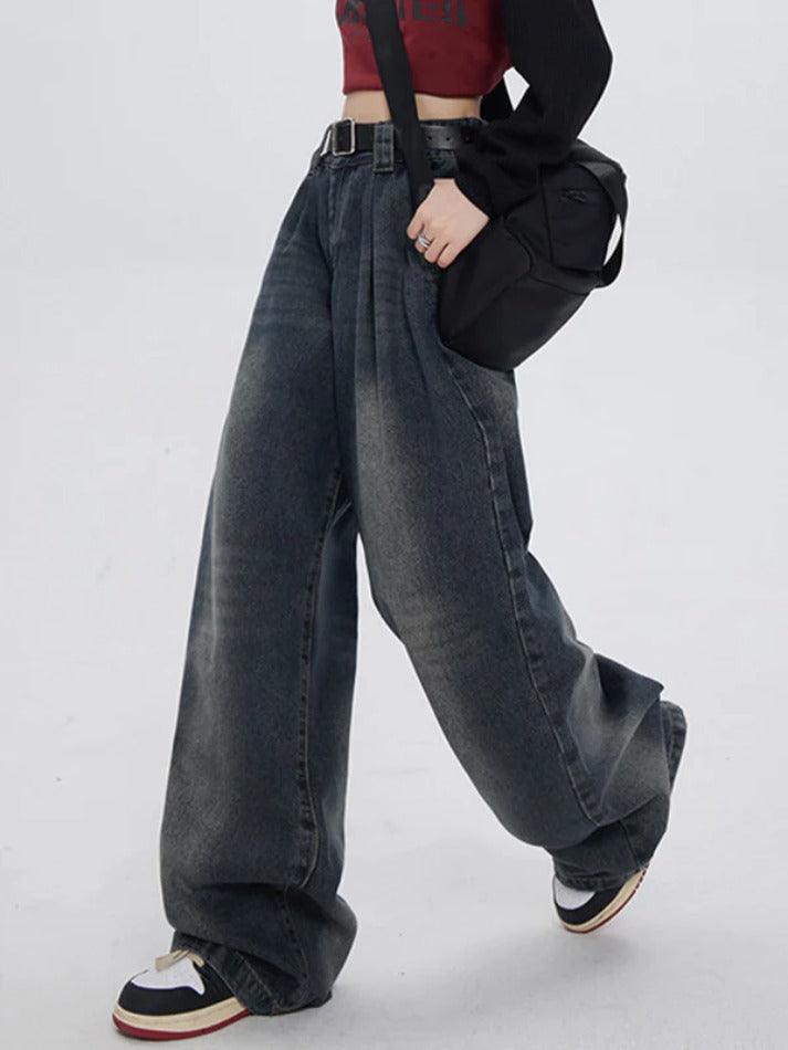 Vintage Wash High Rise Boyfriend Jeans