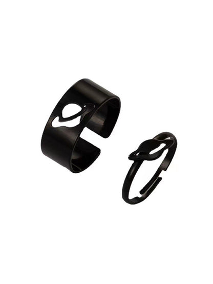 New Fashion Punk Planet Shape Rings Accessories-Homeundewear