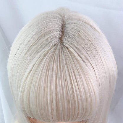 Free Shipping For Hivava Cute Short Blonde Beige Bobo Bangs Wig