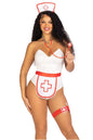 Free Shipping For 5 Piece Nurse Kit: Apron, Headband, Stethoscope, Garter, Syringe Pen