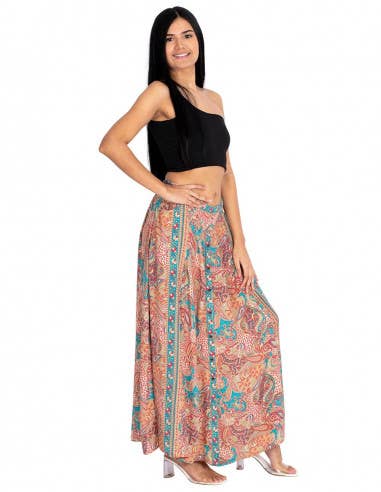 Free Shipping For Handcrafted OS Long Silk Skirt