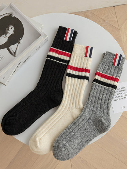 Fashion Breathable Striped Socks Accessories-Homeunderwear