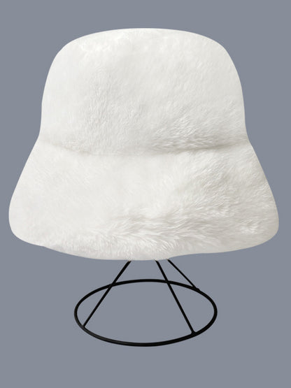 Winter Faux Fur Bucket Hat-Homeunderwear