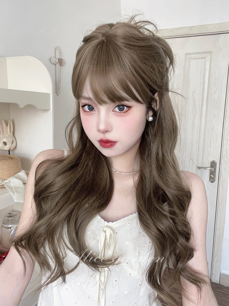 Free Shipping For Hivava Casual Series Natural Ash Brown Curly Wig