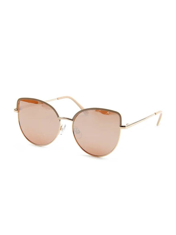 Free Shipping For Nakoa Sunglasses -  Ferrara - Rose Gold