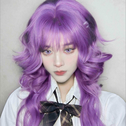 Free Shipping For Hivava Danna Curly Purple Wig