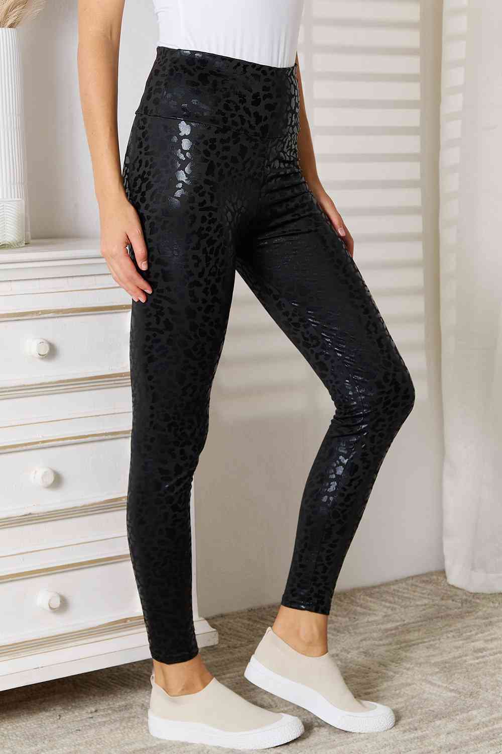 Free Shipping For Double Take High Waist Leggings