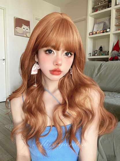 Free Shipping For Hivava Casual Series Natural Orange Curly Wig