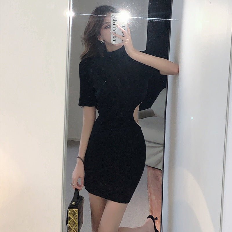 Elegant and Slimming Knit Pencil Dress