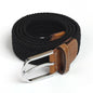 Elastic Belt Knitted Canvas Belt Decoration Belt Female Pin Buckle Canvas Strap Women And Man