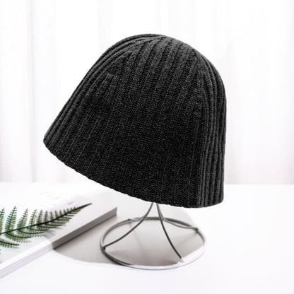 Autumn And Winter Knitting Wool Fisherman's Hat Pit Strip Versatile Women's Basin Hat-Homeunderwear