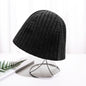 Autumn And Winter Knitting Wool Fisherman's Hat Pit Strip Versatile Women's Basin Hat-Homeunderwear