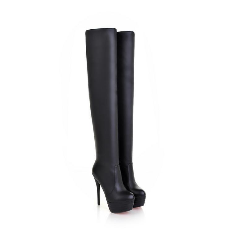 High Heel Over Knee High Boots