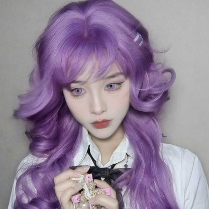 Free Shipping For Hivava Danna Curly Purple Wig