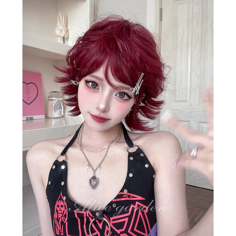 Free Shipping For Hivava Casual Series Short Red Punk Wig