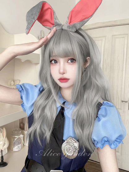 Free Shipping For Hivava Casual Series Judy Hops Silver Long Wig