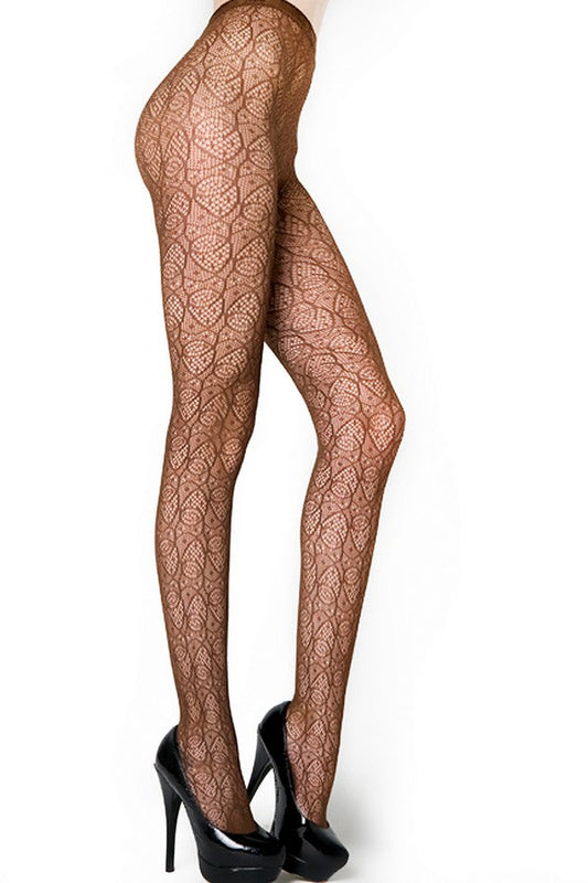 Free Shipping For Plus Size Spirograph Pattern Fishnet Tights