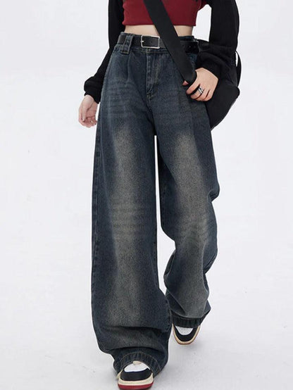 Vintage Wash High Rise Boyfriend Jeans