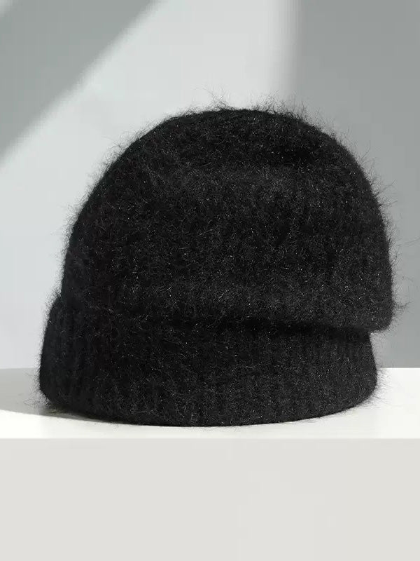 Casual Keep Warm Solid Color Hats&Caps-Homeunderwear