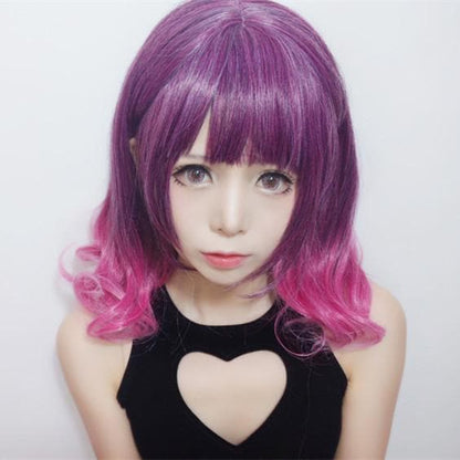 Free Shipping For Hivava Purple Pink Gradient Lolita Wig