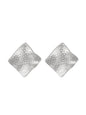 Geometric Solid Color Drop Earrings