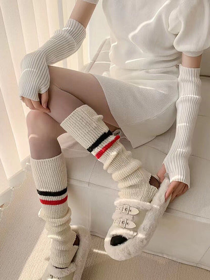 New Fashion Leisure Fashion Striped Leg Warmers Accessories-Homeundewear