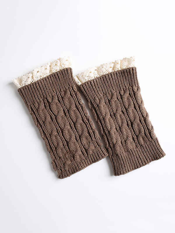 Original Creation Keep Warm Hollow Jacquard Leg Warmers Accessories-Homeunderwear