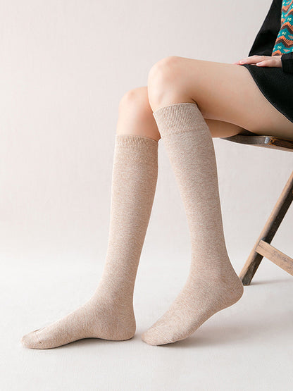 New Fashion Casual Keep Warm Solid Color Socks Accessories-Homeundewear