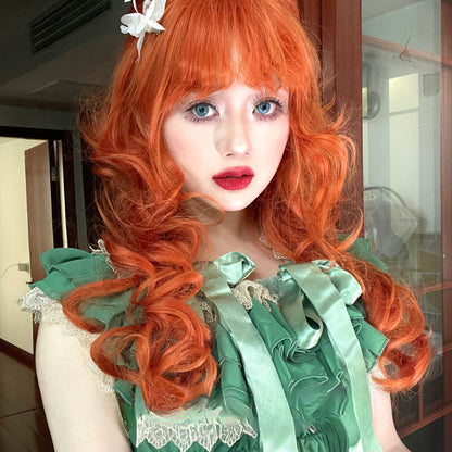 Free Shipping For Hivava Princess Aria Orange Curly Wig