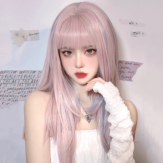 Free Shipping For Hivava Cute Pink Highlight Gradient Wig