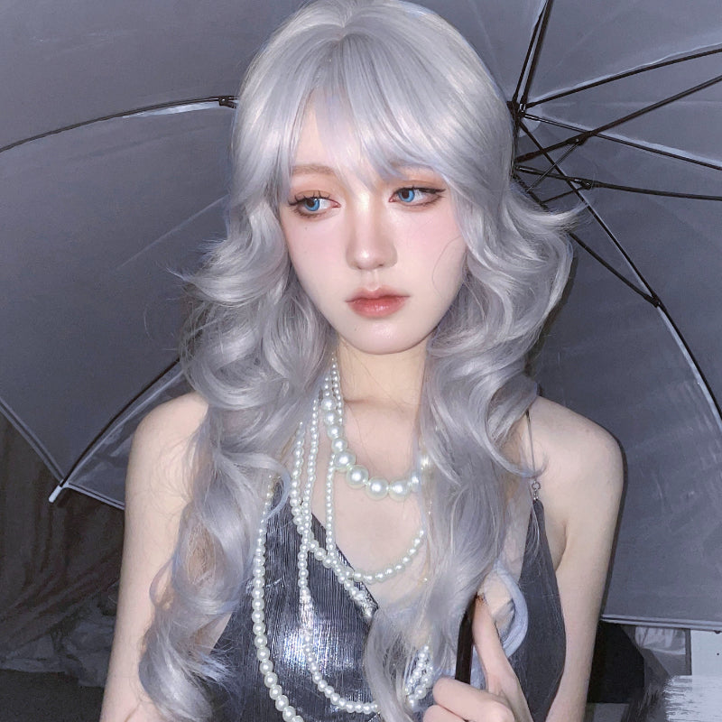 Free Shipping For Hivava Princess Amu Silver Curly Wig