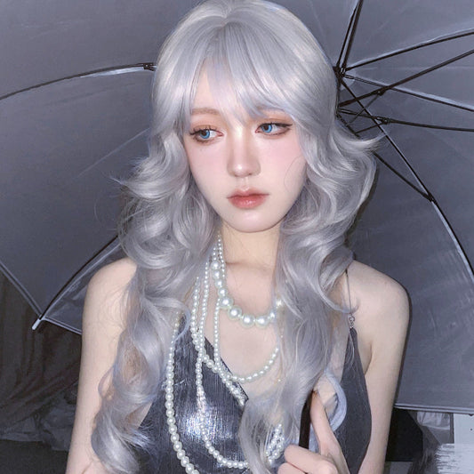 Free Shipping For Hivava Princess Amu Silver Curly Wig