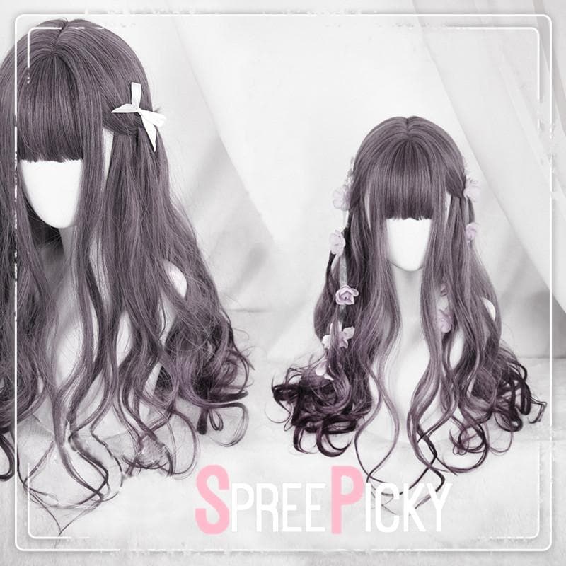 Free Shipping For Hivava Brown Pastel Gradient Lolita Curly Wig